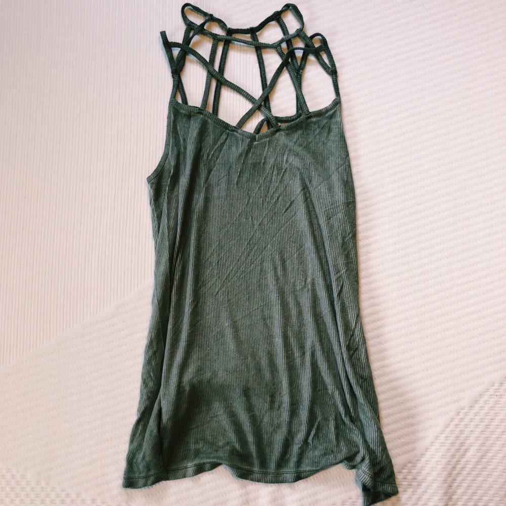 Olive Lacy Tank